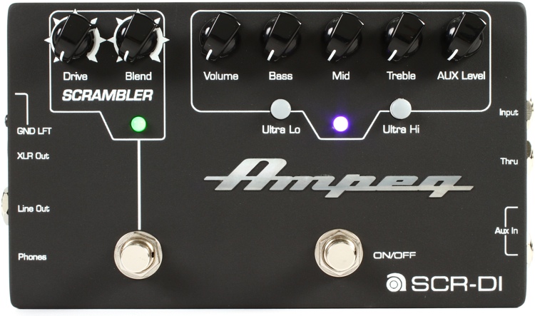 AMPEG SCR-DI BASS DI w/SCRAMBLER OVERDRIVE